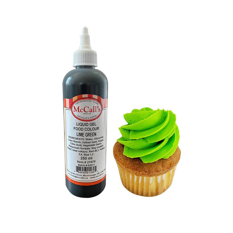 McCall's - Gel Liquid Food Color Lime Green 10.5Oz