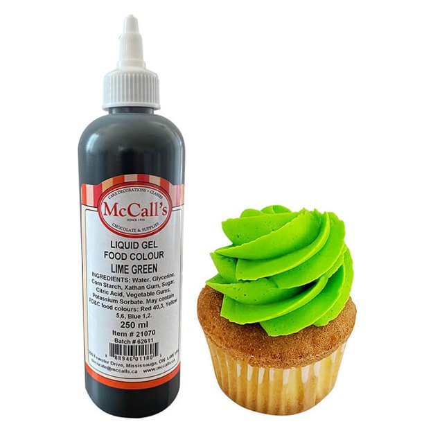 McCall's - Gel Liquid Food Color Lime Green 10.5Oz