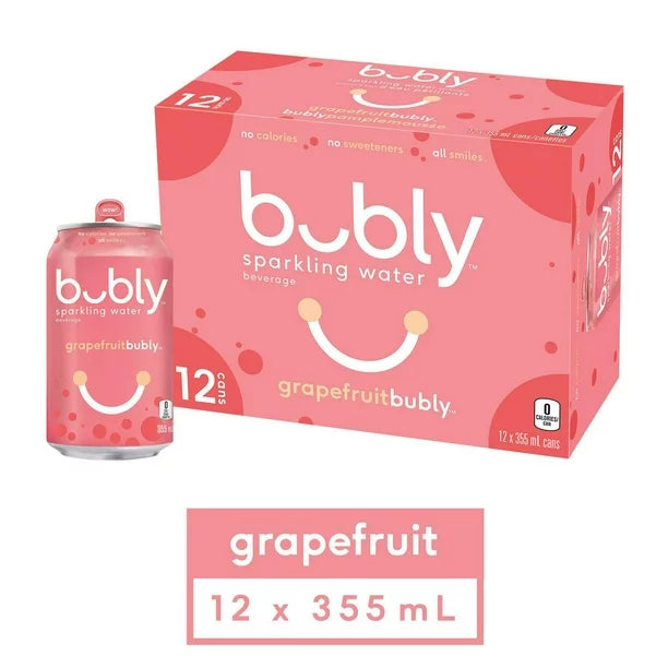 Bubly - Grape Fruit - Cans