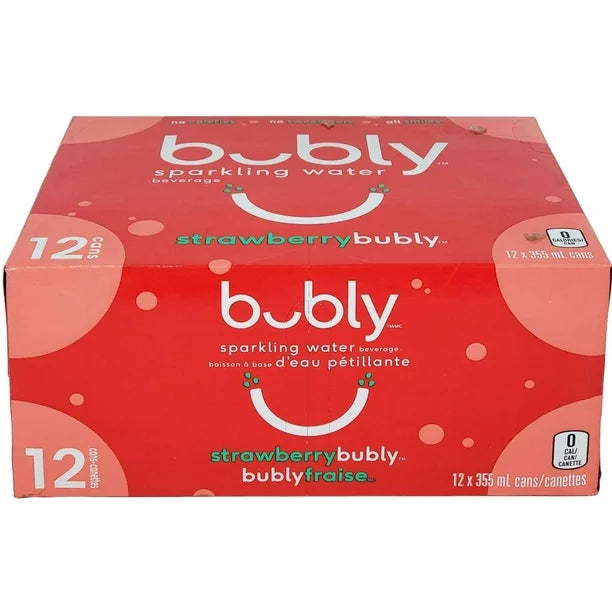 Bubly - Strawberry - Cans