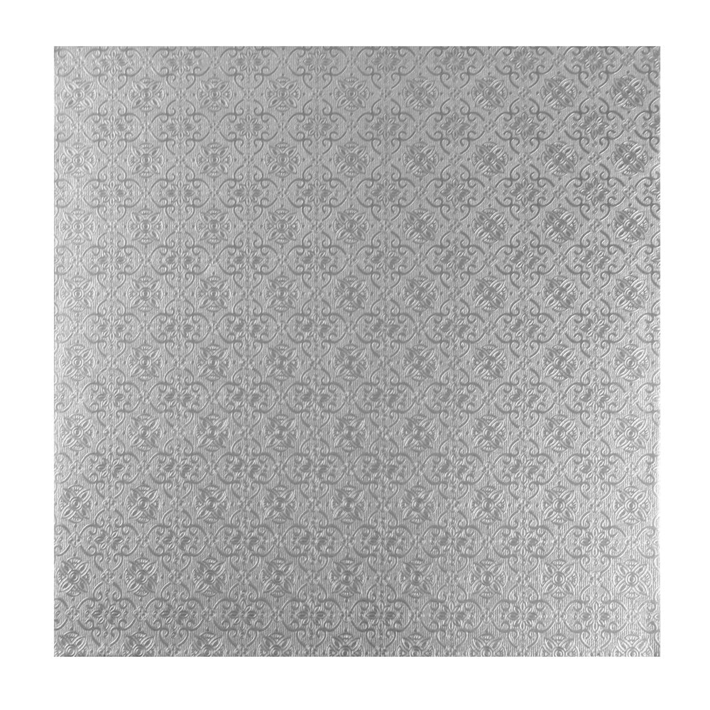 Enjay - Cake Board - Square - Silver - 10X1/2