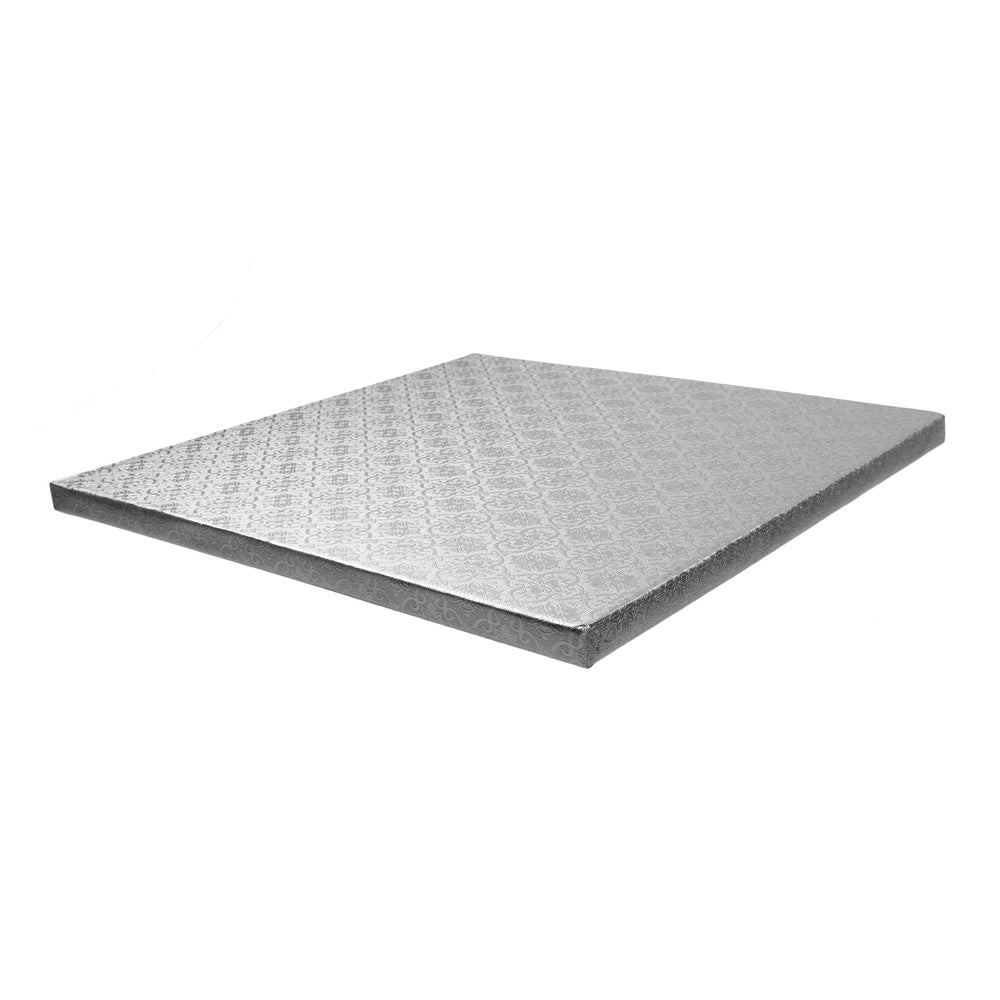 Enjay Cake Board Square Silver 10X1/2 - A2Z Cash N Carry