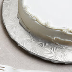 Enjay Cake Board Round Silver 14X1/4 - A2Z Cash N Carry (label detail)