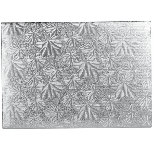 Enjay - 13.75X18.75X1/4 - Cake Board (Foldunder) - Silver - A2Z Cash N Carry