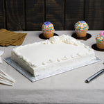 Enjay - 13.75X18.75X1/4 - Cake Board (Foldunder) - Silver - A2Z Cash N Carry (alternate view)