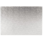 Enjay - 17.5X25.5X1/4 - Cake Board (Foldunder) - Silver - A2Z Cash N Carry
