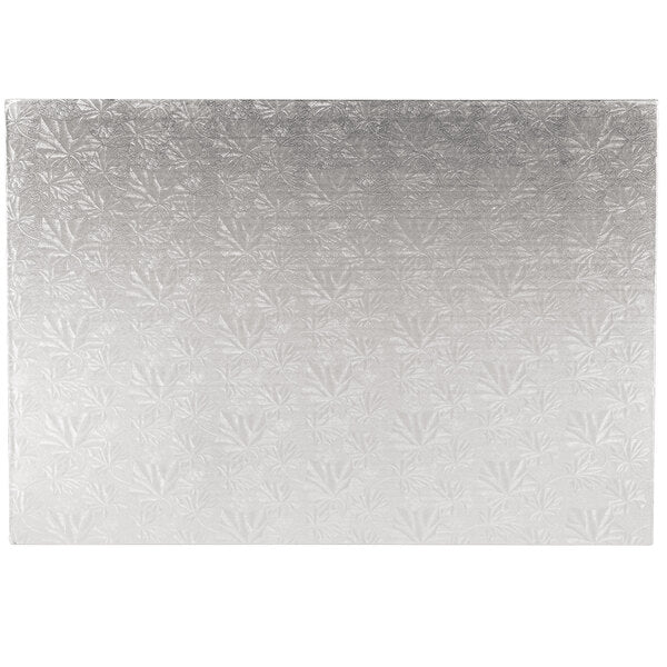 Enjay - 17.5X25.5X1/4 - Cake Board (Foldunder) - Silver - A2Z Cash N Carry