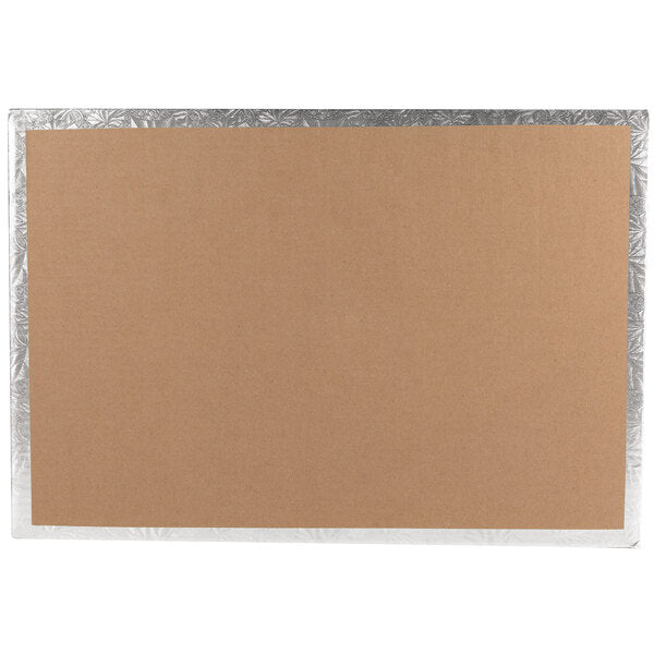 Enjay - 17.5X25.5X1/4 - Cake Board (Foldunder) - Silver - A2Z Cash N Carry (alternate view)