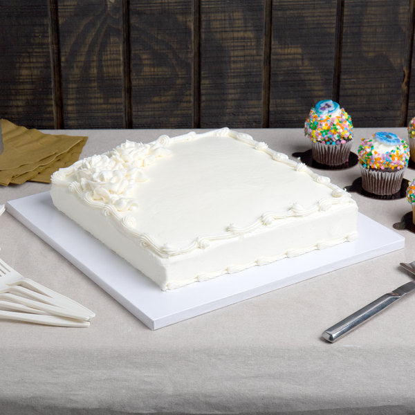 Enjay - Cake Board - Square - White - 14X1/2