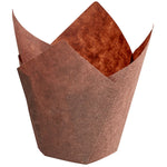 Enjay Muffin Cups Tulip Brown 100 Ct - A2Z Cash N Carry (alternate view)