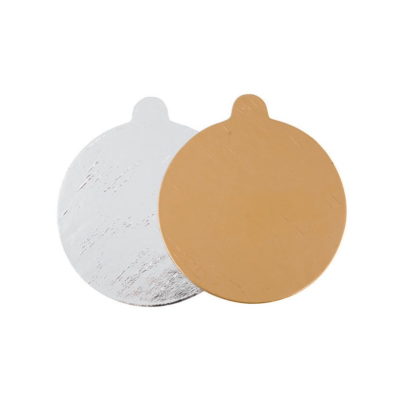 Enjay - Gold/Silver 0.045" Round Tab Board - 4"
