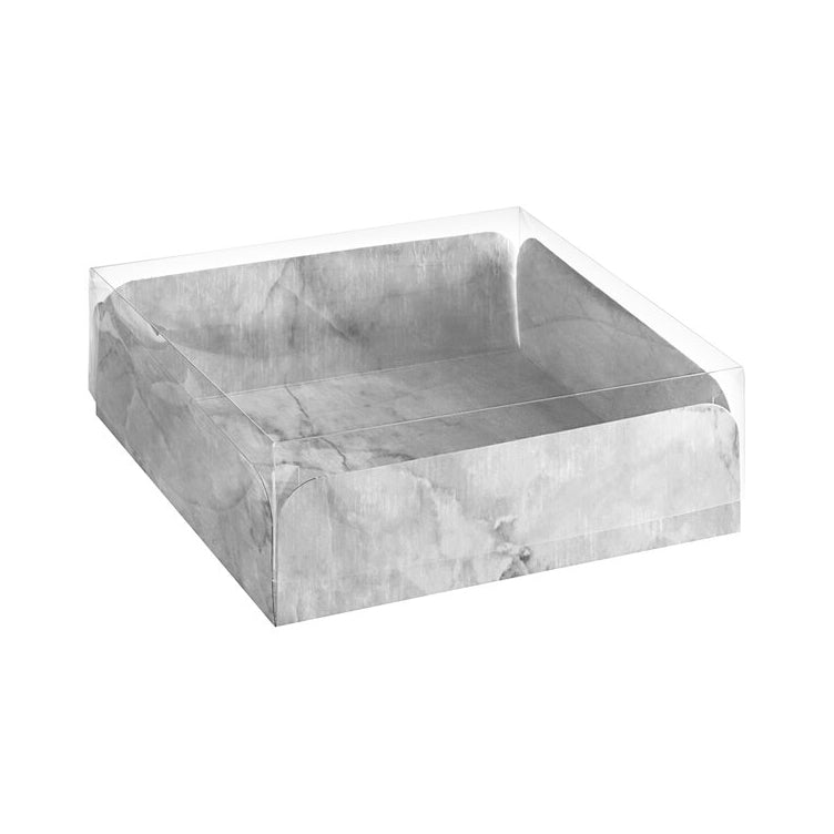 Enjay - 8X8 Marble Meats & Treats Box w/ Lid