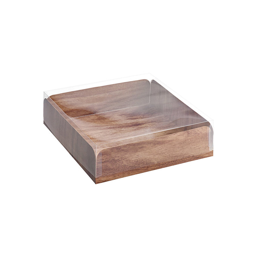 Enjay - 10X10 Wood Meats & Treats Box w/ Lid