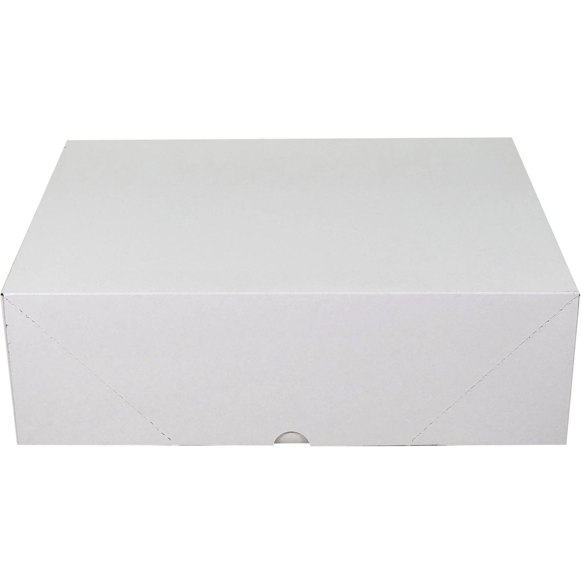 White Cake Boxes - Half Slab 2Pc