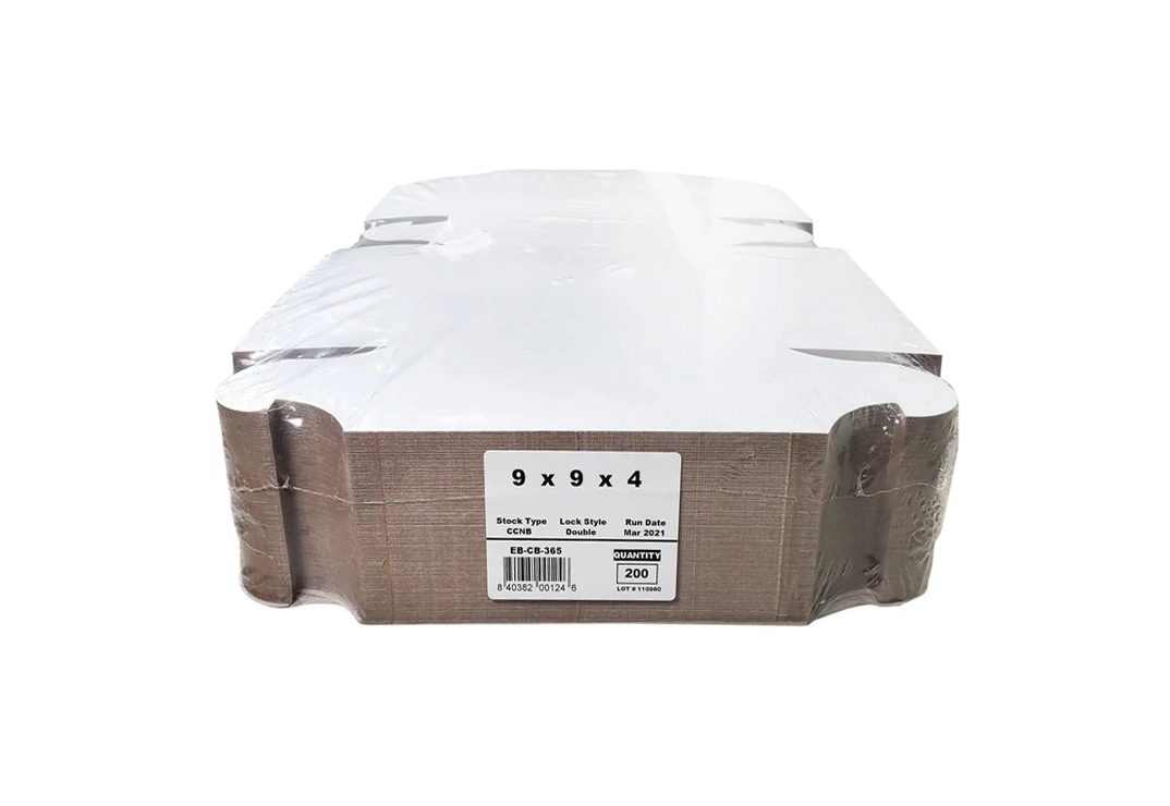 A2Z Cash 'N' Carry White Cake Boxes 9X9X4 - A2Z Cash N Carry