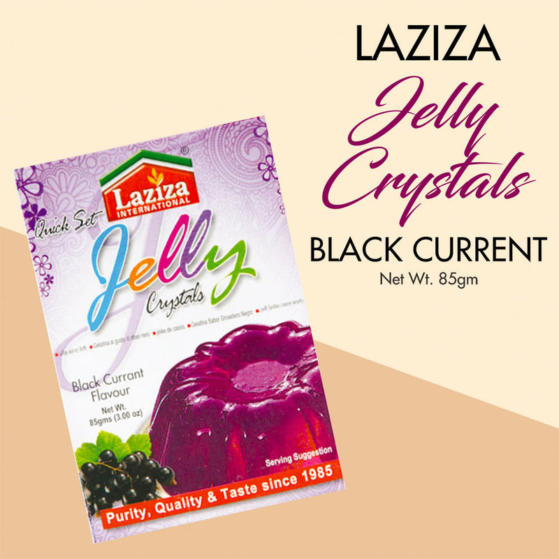 Laziza Crystal Jelly Black Current 85g - A2Z Cash N Carry