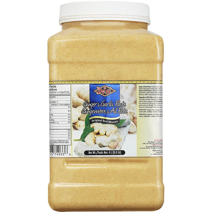 Desi Ginger & Garlic Paste 4L - A2Z Cash N Carry