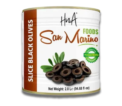 San Marino - Black Olives - Sliced
