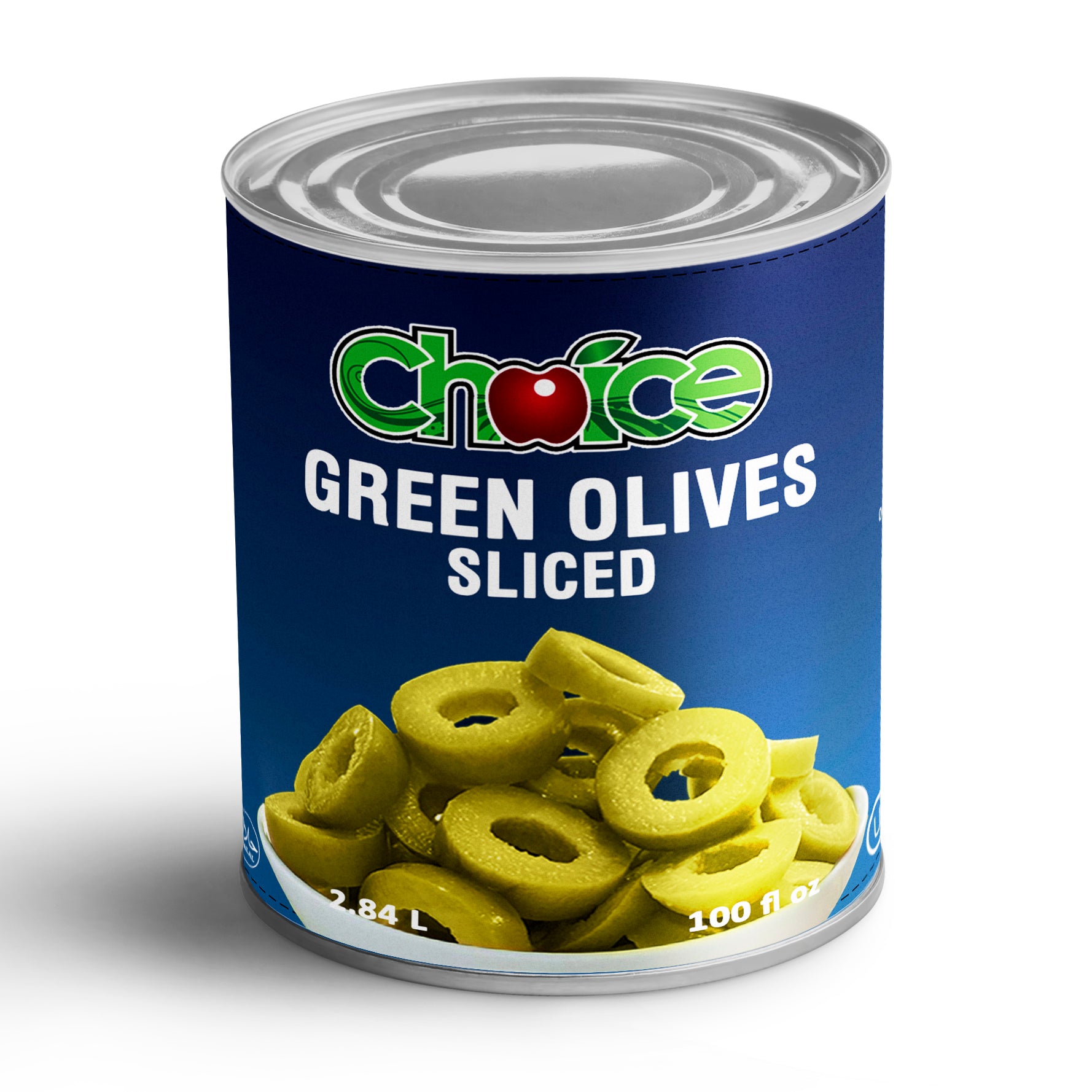 Chef's Choice - Green Olives - Sliced