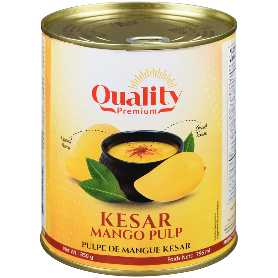 Quality Kesar Mango Pulp 850g - A2Z Cash N Carry