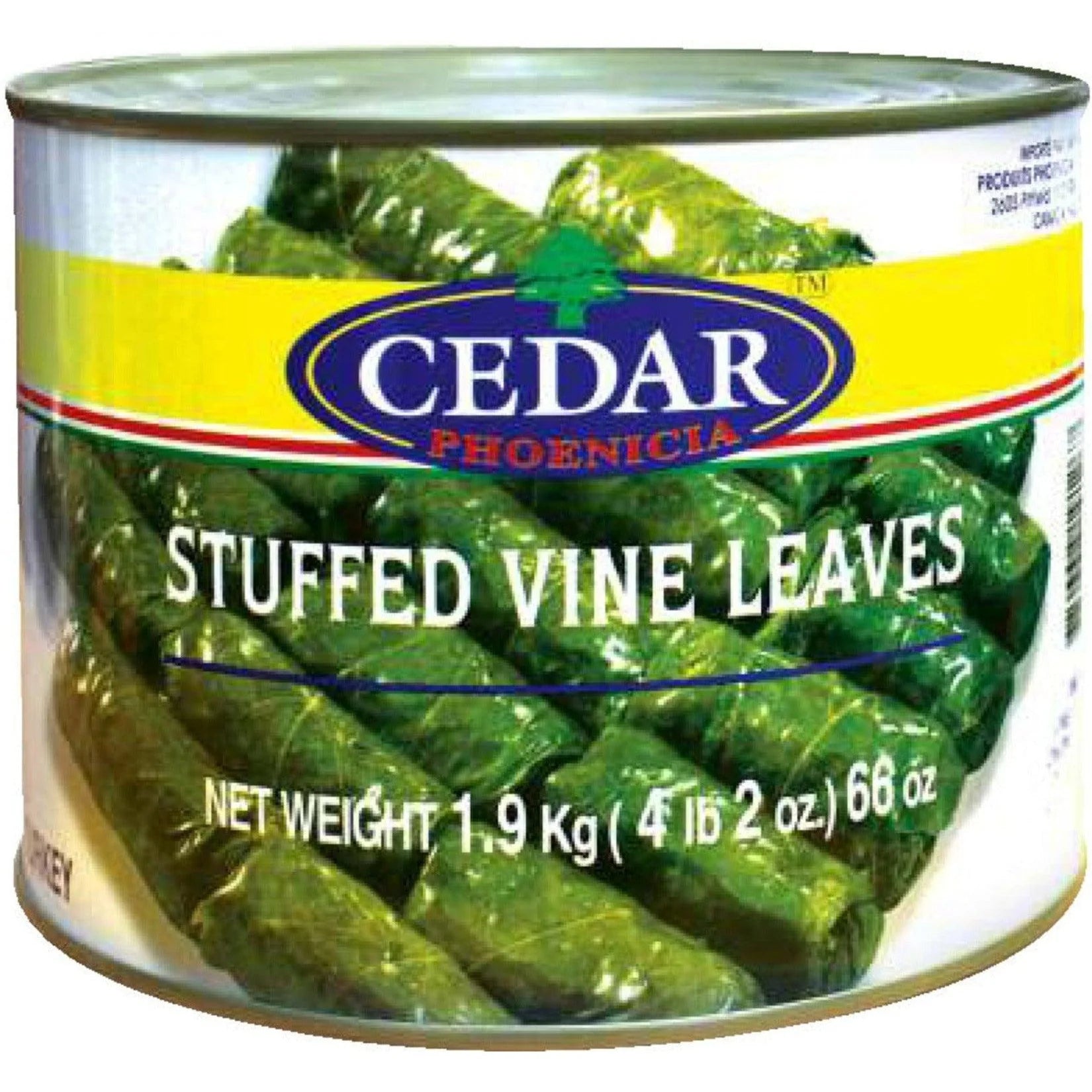 Cedar Stuffed Vine Leaves 1.9Kg - A2Z Cash N Carry