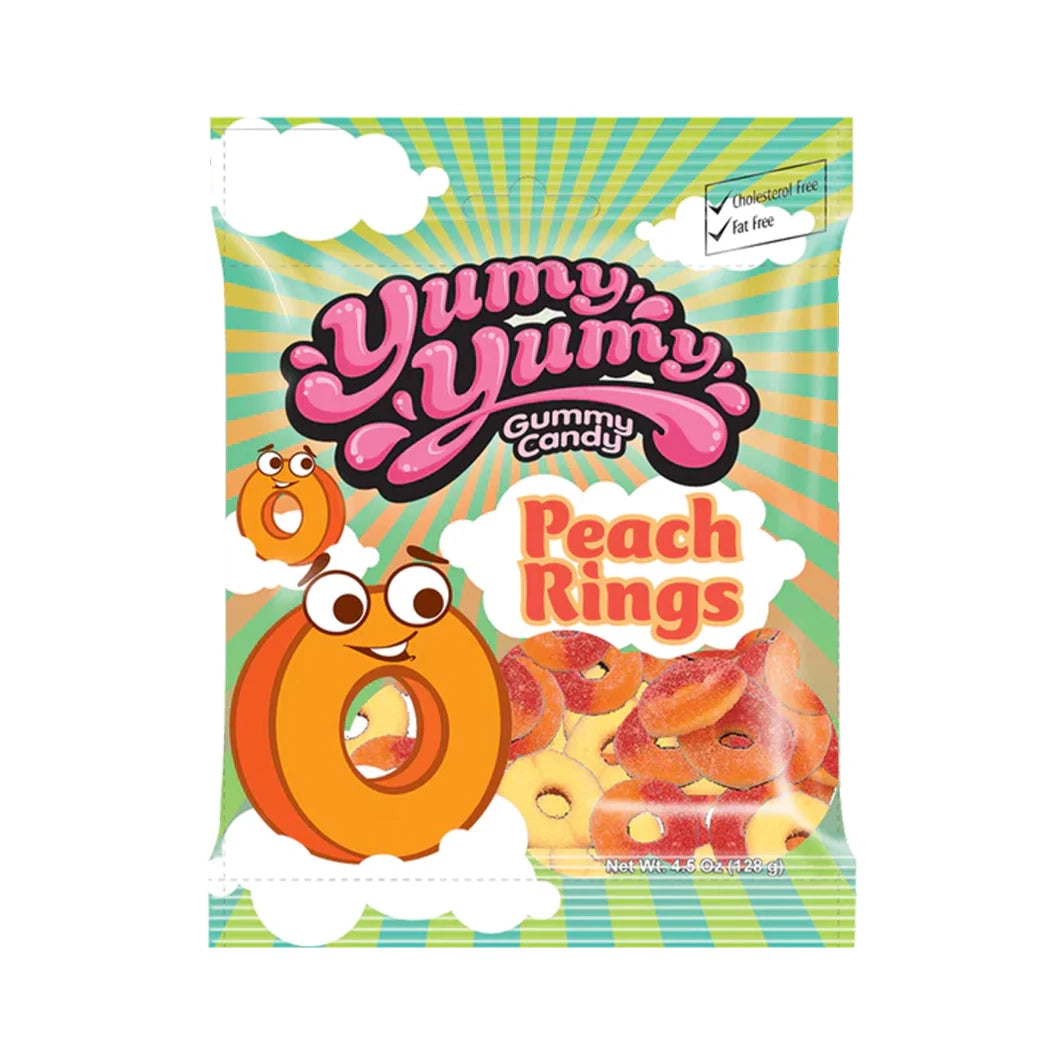 Yummy Yummy - Peach Rings - 128g