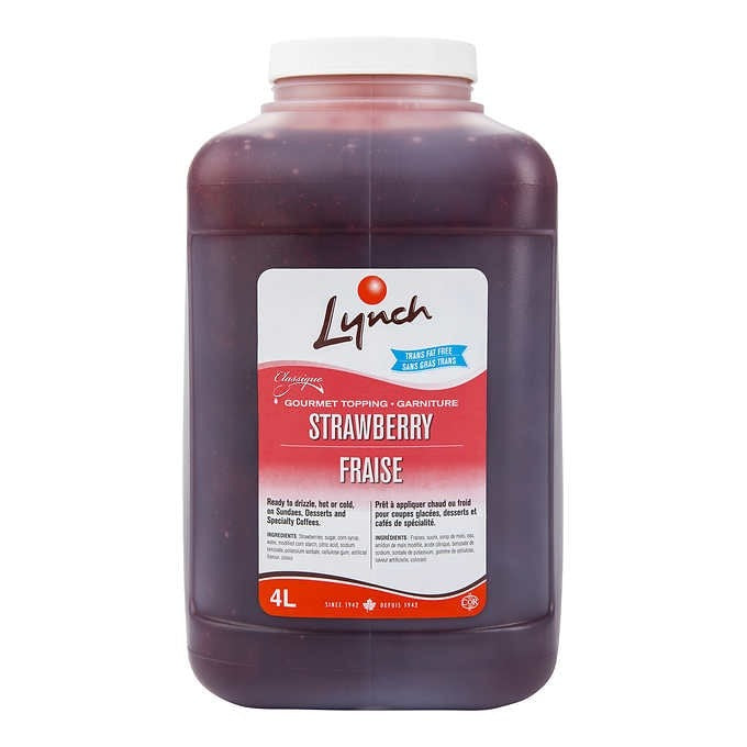 Lynch Strawberry Topping 4L - A2Z Cash N Carry