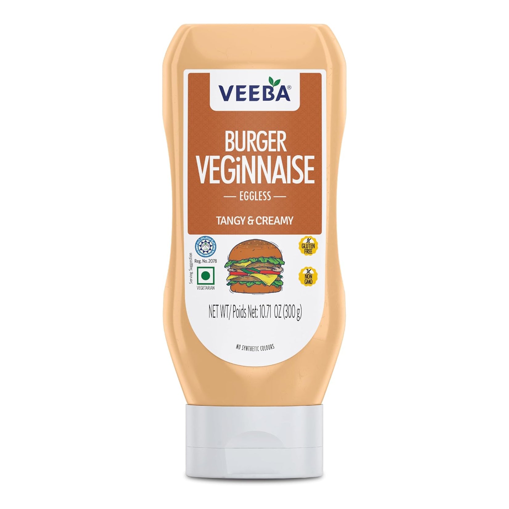Veeba Burger Veginnaise Eggless - 300g
