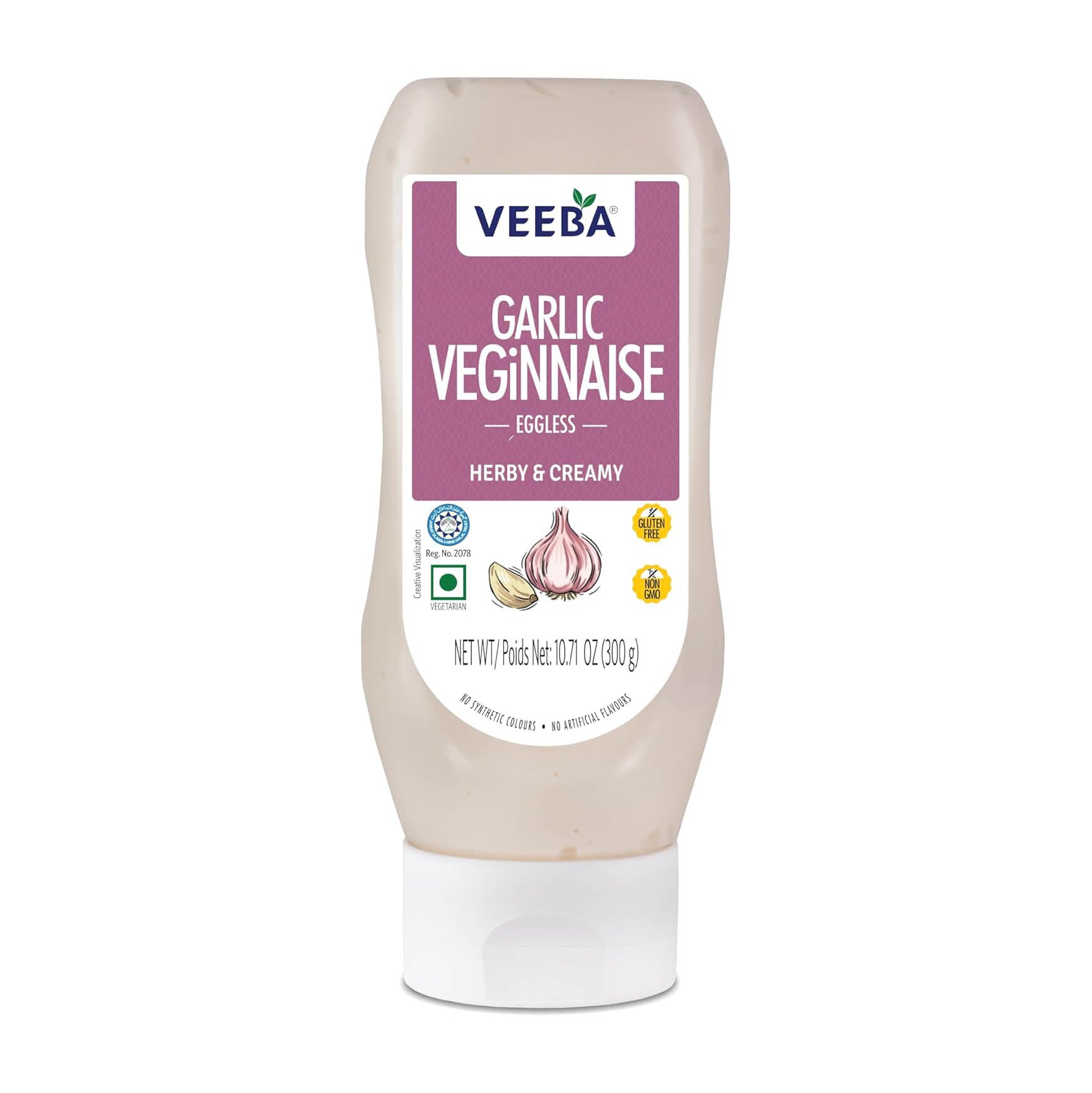 Veeba Garlic Veginnaise Eggless - 300g