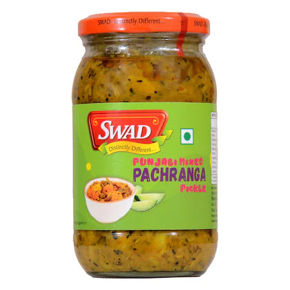Swad - Punjabi Mixed Pachranga Pickle - 450g - A2Z Cash N Carry