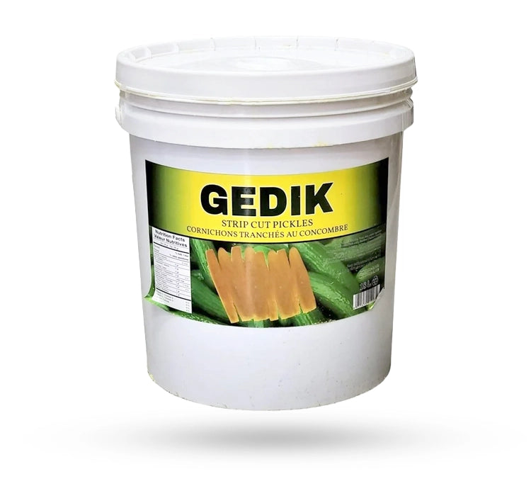 Gedik Pickled Cucumber Sliced 18L - A2Z Cash N Carry