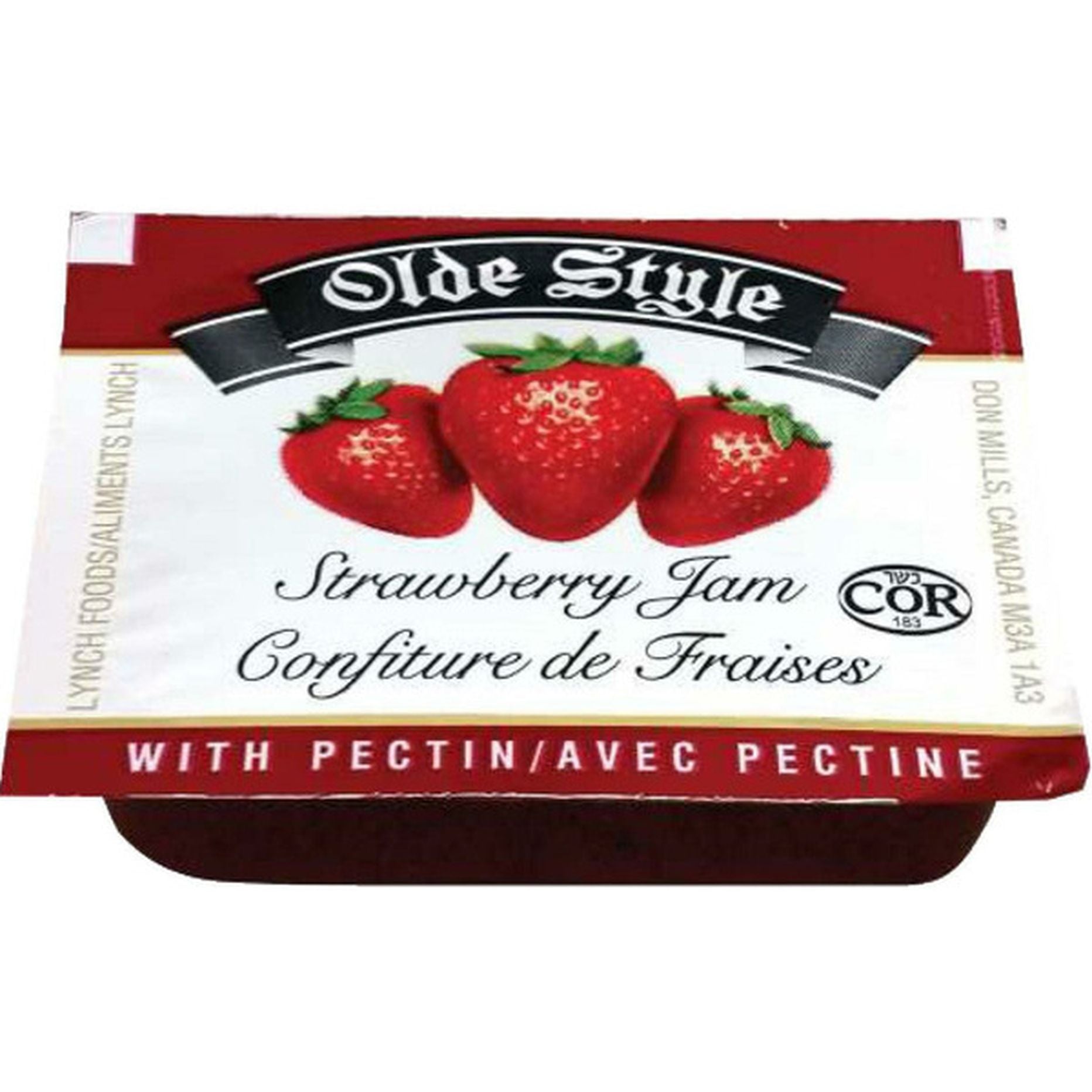 Old Style - Strawberry Jam with Pectin - 250Ct