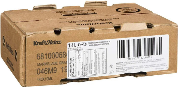 Kraft - Portion Pure Orange Marmalade - 140Ct