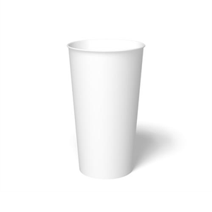 20oz Hot Paper Cups - White design