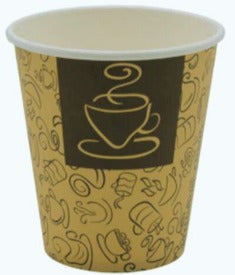 TM 7oz Hot Paper Cups Printed Classic Design - A2Z Cash N Carry
