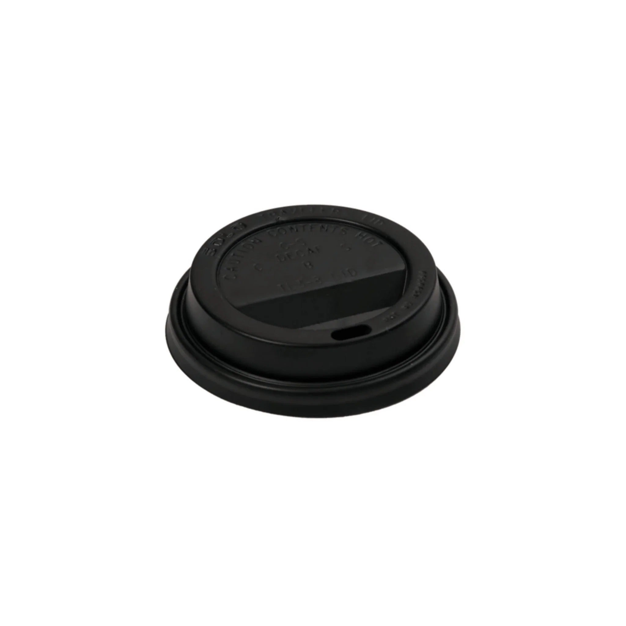 Flat Lid Black/White For 10oz-24oz Paper Cup - A2Z Cash N Carry