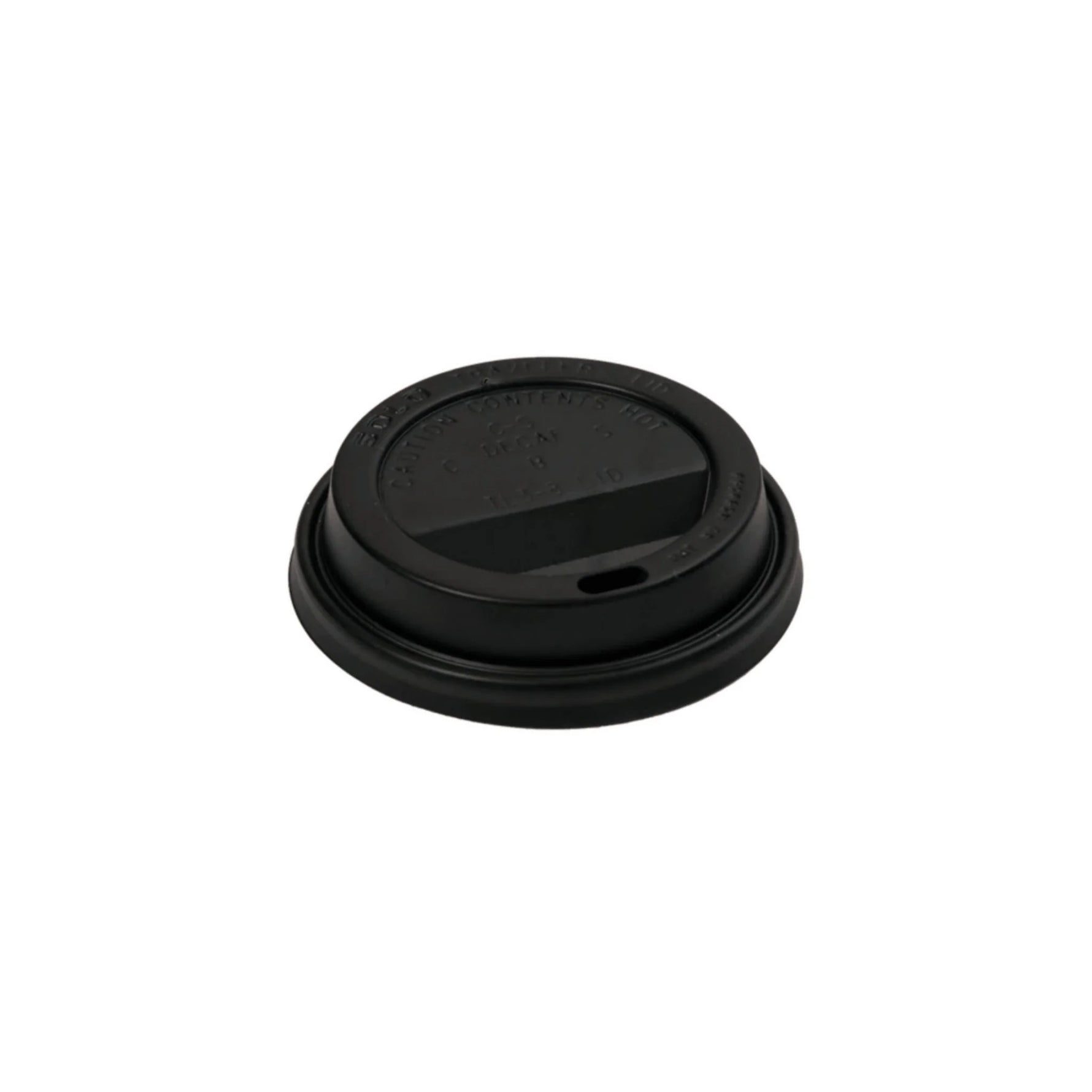 Flat Lid Black/White For 10oz-24oz Paper Cup - A2Z Cash N Carry