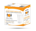 PackPro - 24oz Clear Cups - 50Ct
