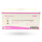 Wrapped 4pc Cutlery Kit (Fork/Knife/Spoon/Napkin) - Wooden - A2Z Cash N Carry (case packaging)