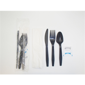 Ruby Cutlery Kit - F K TS S&P N - Black