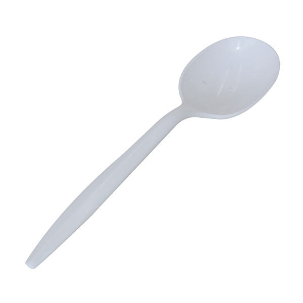 Soup Spoon - Medium - White