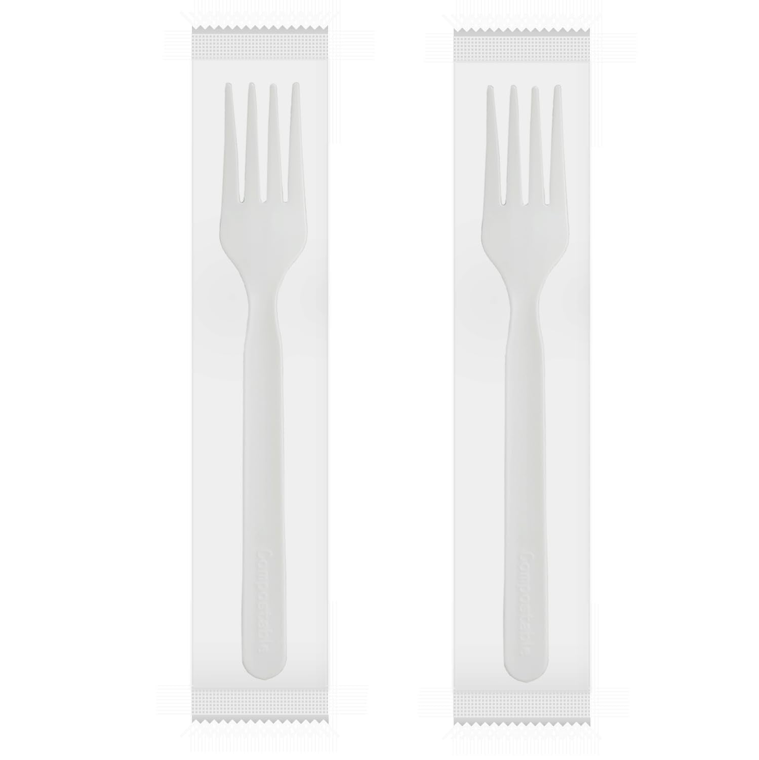 Tenclouds Bagasse Fork Wrapped 750 Ct - A2Z Cash N Carry