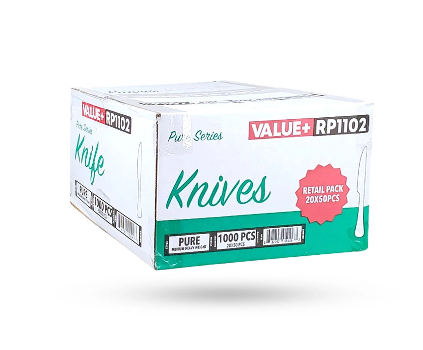 Value Plus Heavy Knife Medium - A2Z Cash N Carry (packaging detail)