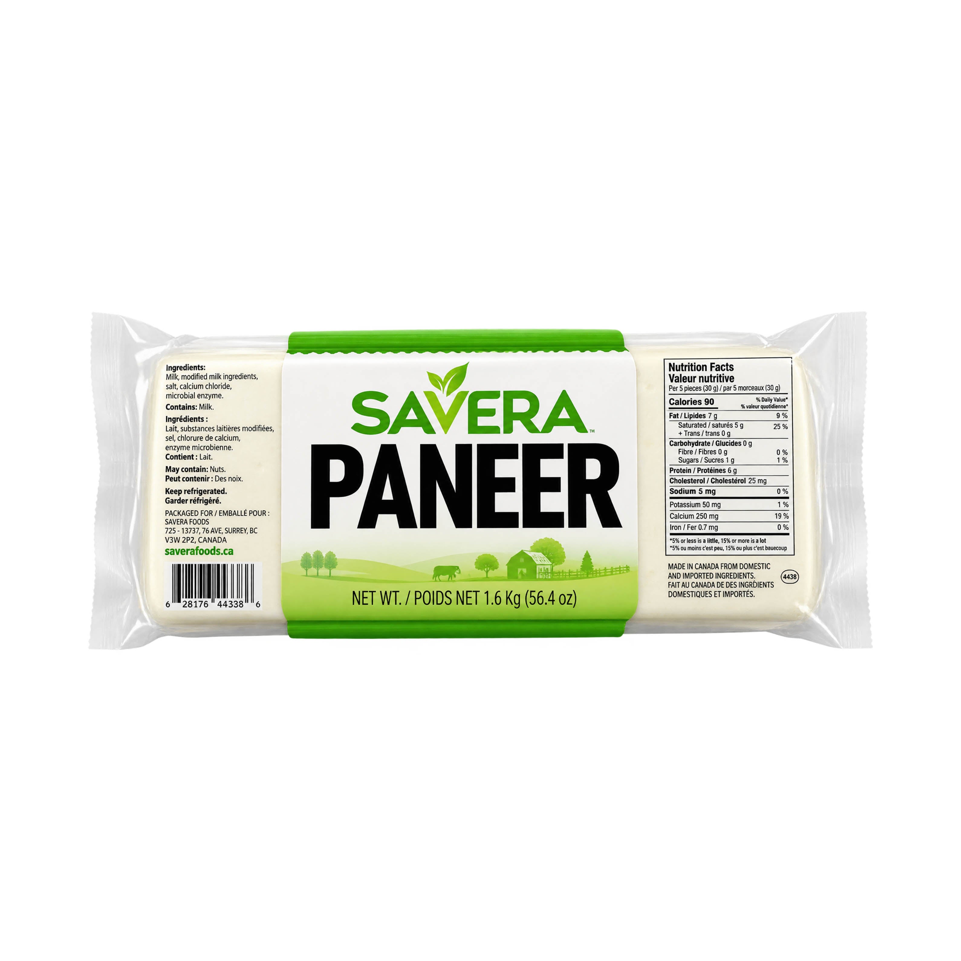 Savera - Paneer - 1.6kg
