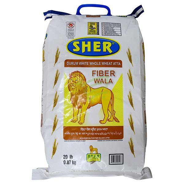 Sher - Whole Wheat Atta - Fibre Wala