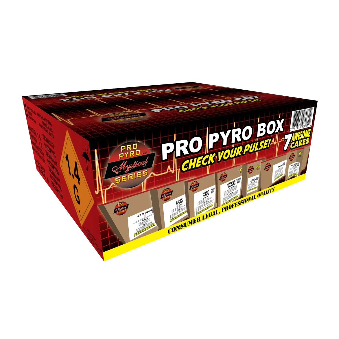 9 Big Shots - Pro Pyro
