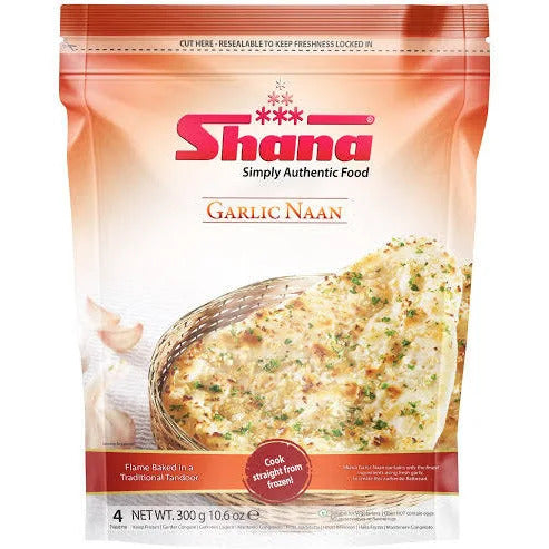 Shana Garlic Naan - A2Z Cash N Carry