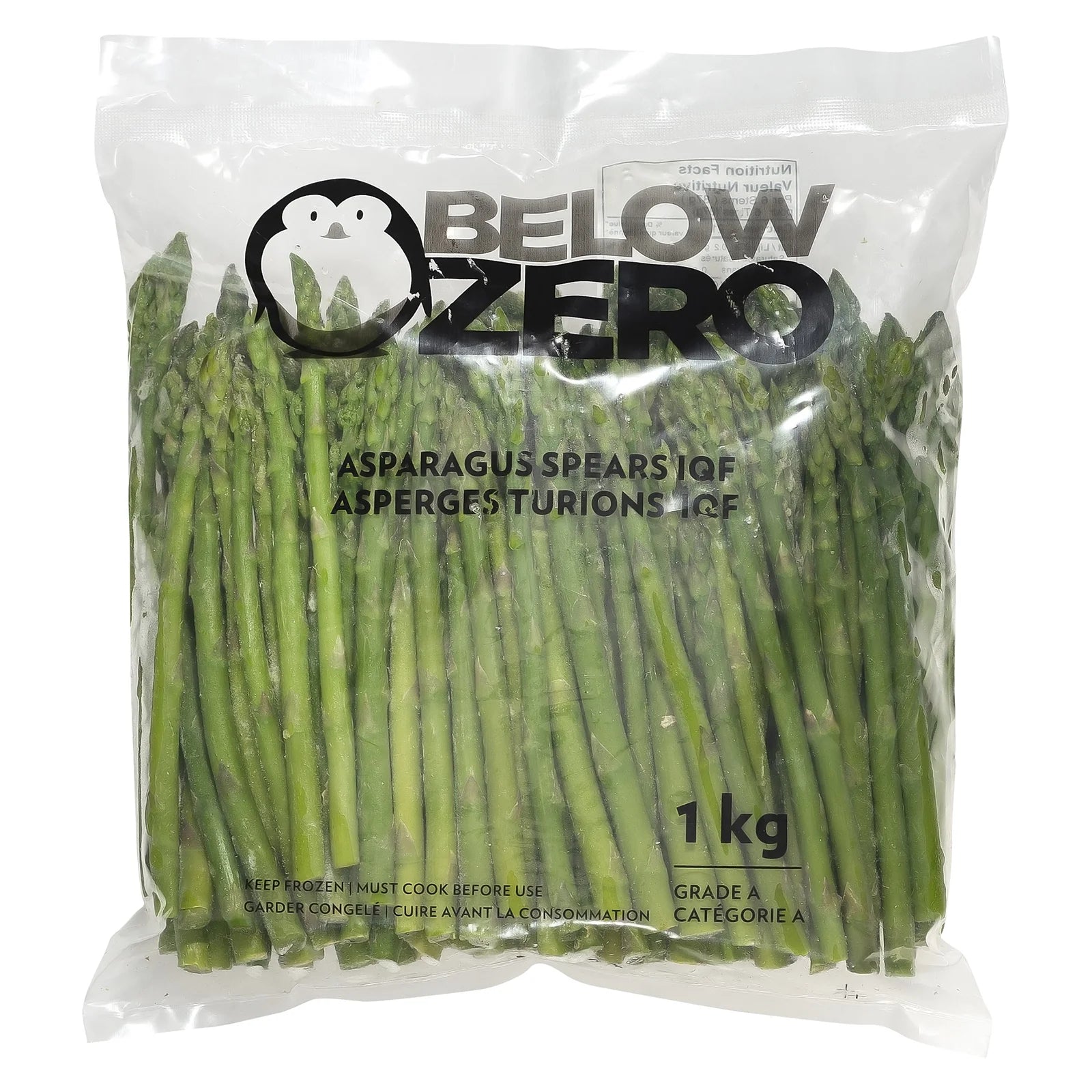 Below Zero - IQF Asparagus Spears Medium