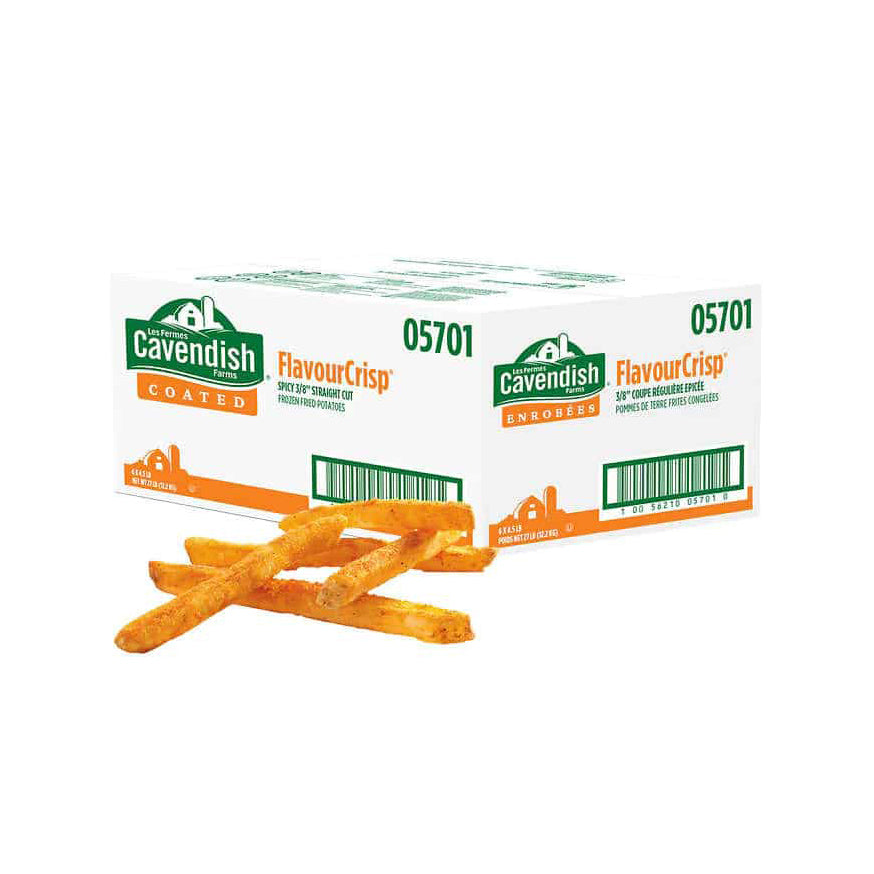 Cavendish - French Fries - Spicy - 3/8 - 05701