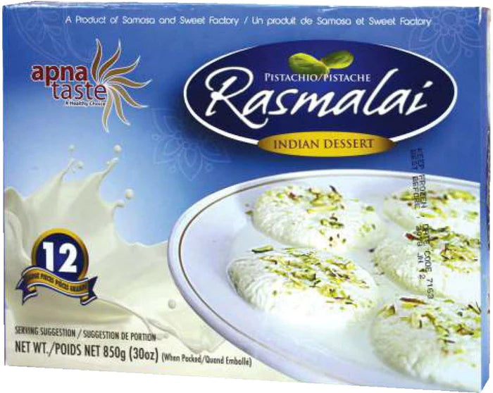 Apna Taste Rasmalai Pistachio - A2Z Cash N Carry